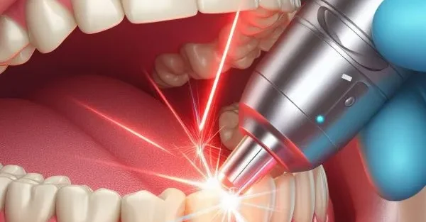 درمان تحلیل لثه با لیزر